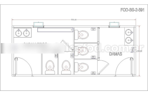 Modulo Habitable Modulo Container Sanitario Mixto-capfederal