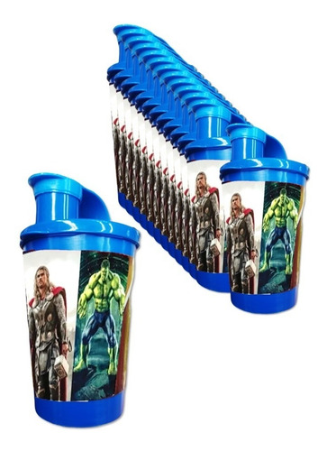 Botilito Sorpresa Avengers X6 Termo Infantil Vengadores