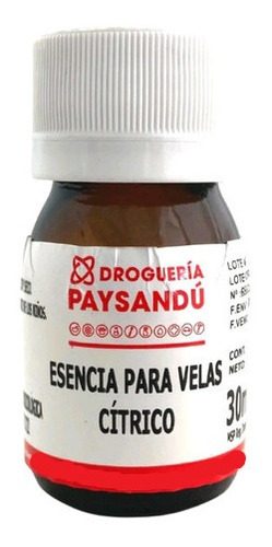 Esencia Para Velas Cítrico 30ml