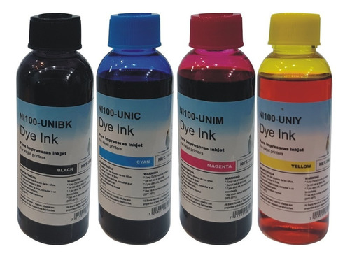 Tinta Premium 400cc 4 Colores Sistemas Continuos Y Recargas