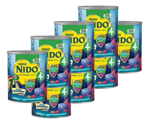 8un Nido 4 Pre-escolar En Polvo X 800 Grs