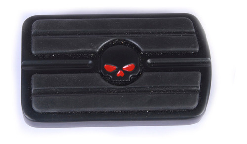 Pedal De Freno Skull Grande Negro Para Harley Davidson