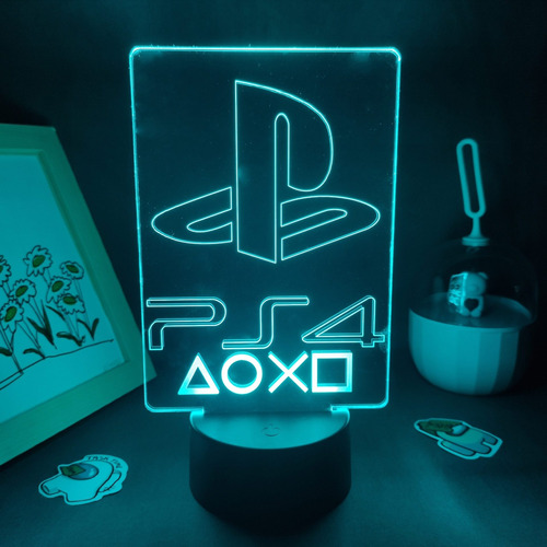 Playstation4 Ps4 Juego Logo Mark Llaves Gamepad Lámparas De