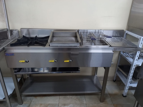 Imagen 2 de 2 de Cocinas Industriales Planchas Freidoras Industrial A Gas