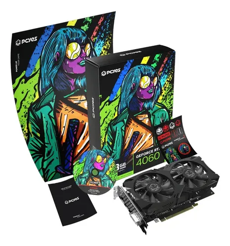 PCYES RTX 4060 8 GB Dual Fan