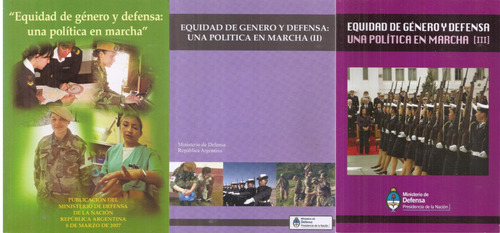 Equipo De Genero Y Defensa Una Politica En Marcha 3 Libros