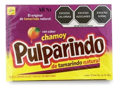 Pulparindo Con Sabor Chamoy De Tamarindo Natural