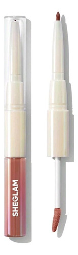 Sheglam Delinineador De Labios 2 En 1 Lip Gloss Color Case X Case