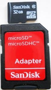 Sandisk 32gb Microsdhc Card W / Adaptador Sd Y Minisd (sdsdq