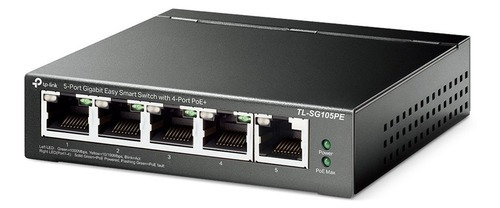 Switch Gigabit Easy Smart Tl-sg105pe 10/100/1000 C/ 5 Portas