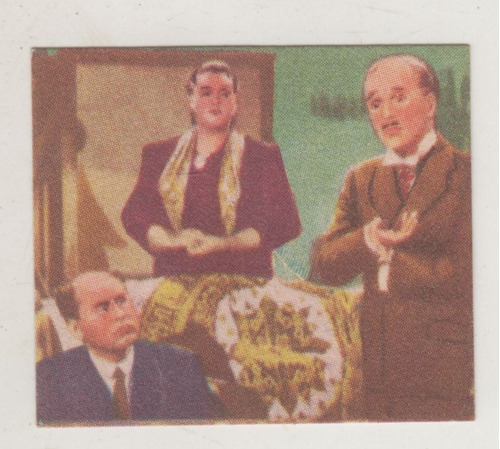1954 Cine Tarjeta Charles Chaplin Monsieur Verdoux Uruguay