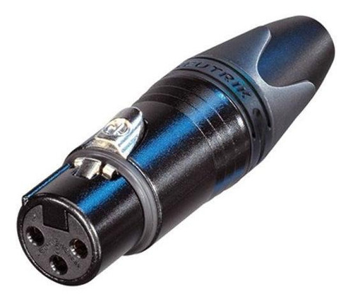 Conector Xlr Hembra P/plata Neutrik Nc3fxx-bag