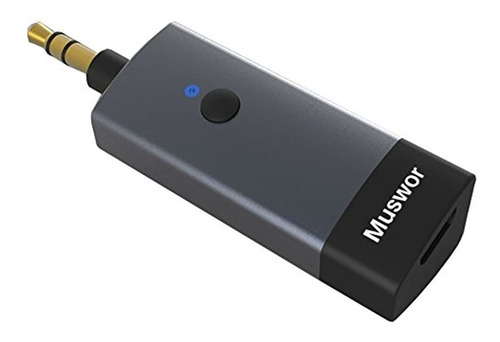 Imagen 1 de 6 de Adaptador Receptor Con Bluetooth Inalámbrico Para Coche