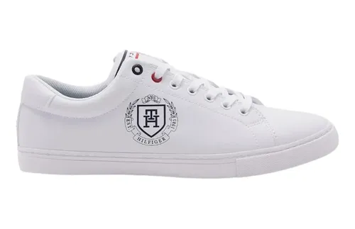 Tenis Tommy Hilfiger De Dama Signature Fw0fw06853 Blanco