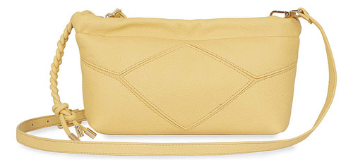 Bolsa Crossbody Para Mujer Cloe Maneral De Cadena Color Beige