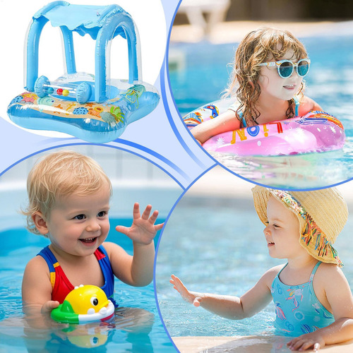Flotador Para Bebé Refugio Inflable Infantil Para Nadar Flot