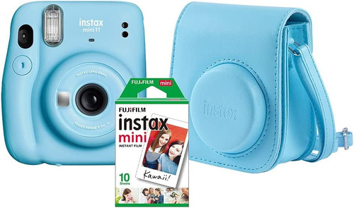 Kit Instax Mini 11 Bolsa Sint. - Azul, Fujifilm