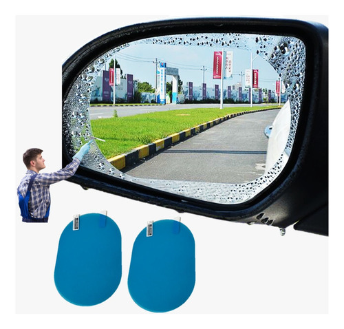 Lamina Espejo Adhesiva Protector Vidrio Espejo Auto Retrovis