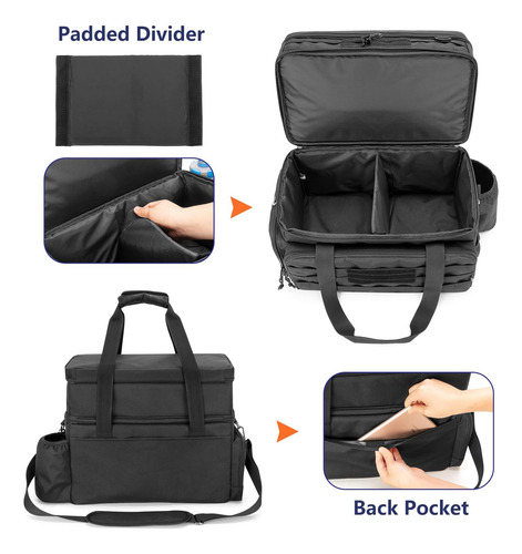 Bolsas De Boliche De Dsleaf Para 2 Bolas Con Soporte De Bola