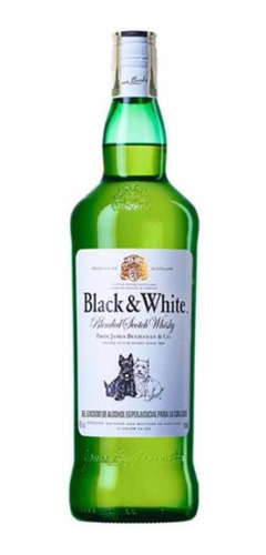 Whiskey Black And White 8 Años 1 Lt. Caja 12 Ref. 185