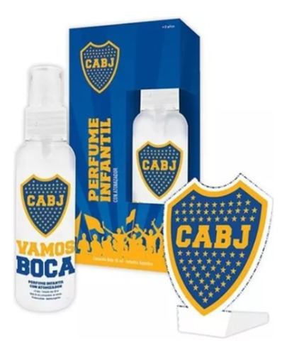 Boca Juniors Body Splash X65ml + Escudo Original Lefemme