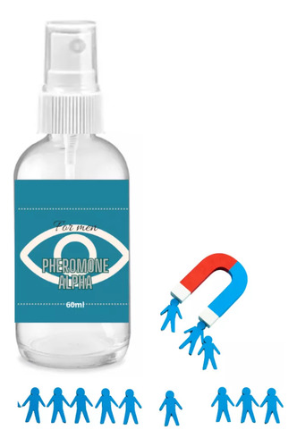 Loción De Hombre Con Atrayente Femenino Con Feromonas 60 Ml.