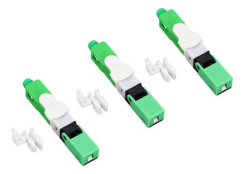20 Conjuntos Conector De Fibra Óptica Modo Único Sc Fiber