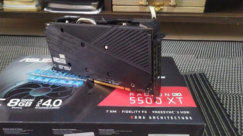 Imagem 2 de 2 de Placa De Video Asus Radeon Rx 5500 Xt 8gb Gddr6