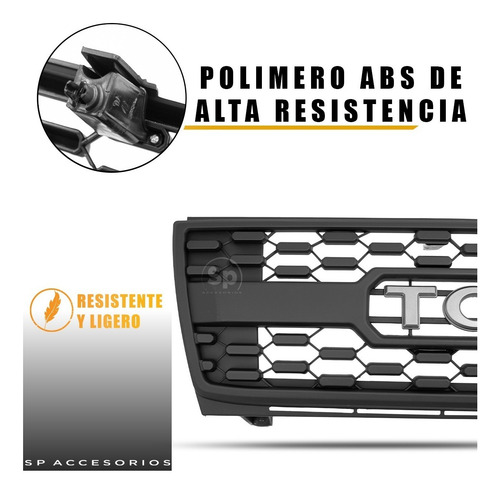 Imagen 3 de 8 de Parrilla Frontal Toyota Tacoma Trd 1997 98 99 2000 Led Trd