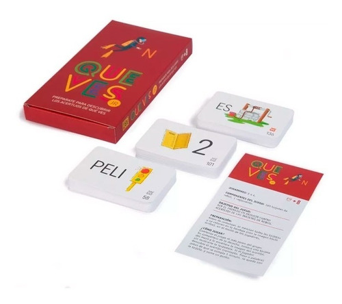 Imagen 5 de 12 de Que Ves Jr Junior Juego De Mesa Cartas Yetem