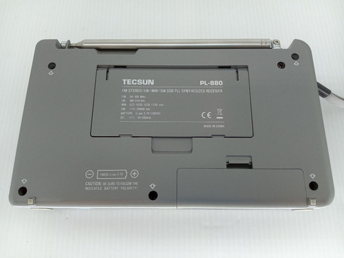 Imagem 6 de 10 de Rádio Receptor Tecsun Pl-880 Am Fm Oc Pl880 Novo Completo