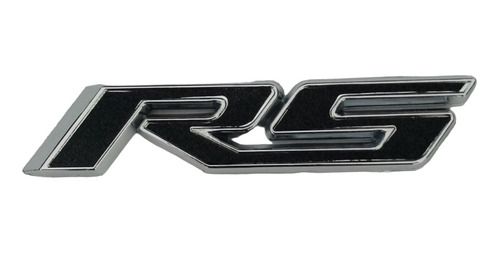 Emblema Rs Negro Autoadhesivo Universal 