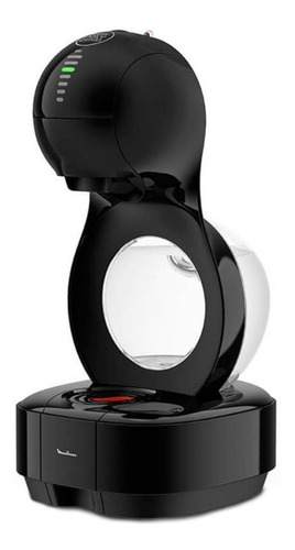 Cafetera Nescafé Moulinex Dolce Gusto Lumio automática negra para cápsulas monodosis 220V