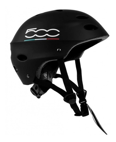 Imagen 1 de 2 de Casco Fiat 500 Color Negro Talle M F500-hm-k