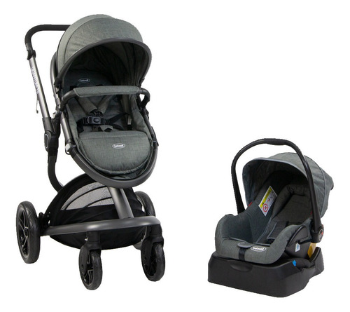 Coche Travel System Bebesit Quantum Gris - Bebés Y Niños