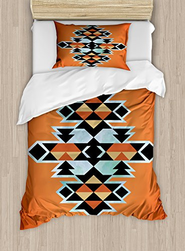 Ambesonne Tribal Duvet Cover Set, Patrón Abstracto 1m1kk