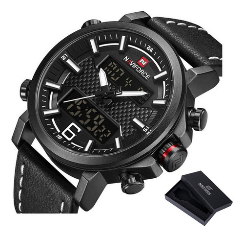 Relojes De Cuero Impermeables Naviforce Business