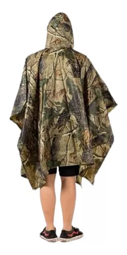 Poncho Piloto Impereable Capa Para Lluvia Camuflado Red Fish