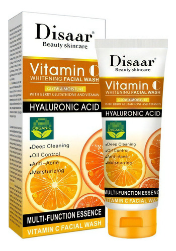 Gel Limpiador Facial De Vitamina C Y Ácido Hialurónico Disar Momento de aplicación Día/Noche Tipo de piel Todo tipo de piel