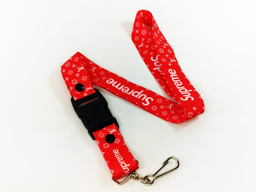 Supreme Lanyard Cordón Portagafete Correa Cinta Para Llaves