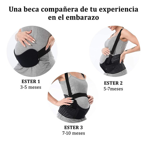 Faja Para Embarazadas Soporte Maternal Con Chaleco Ajustable