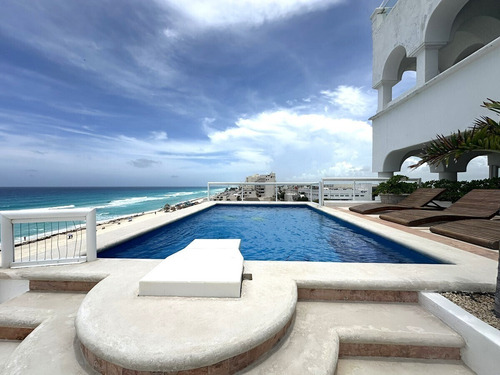 Departamento En Venta En Cancún En Residencial Del Mar Con Alberca Privada: