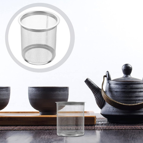 Infusor De Té De Malla Fina Con Mango, Reutilizable