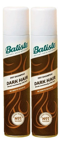 2 Batiste Shampoo En Seco Dark Hair Cabello Oscuro