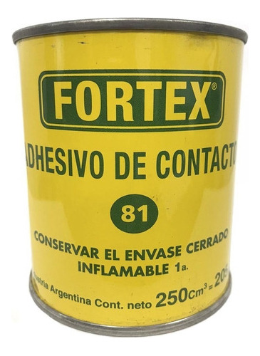 Imagen 3 de 5 de Adhesivo Contacto Fortex C81 0,25 Litros 10000 Pintumm
