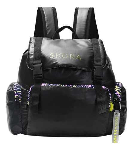 Mochila Dama Ultra Play Tres Cierres Combinada Skora