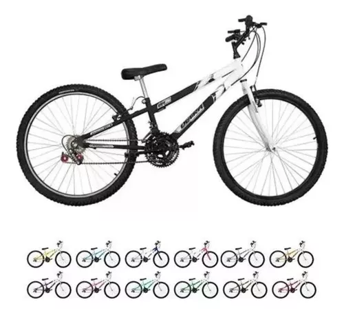 ULTRA BIKE Bicicleta Bikes Bicolor Feminina Aro 24 – 18 Marchas