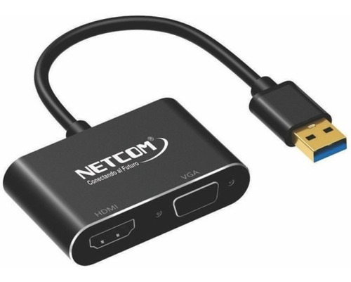 Adaptador Convertidor Usb 3.0 A Hdmi Y Vga, 60hz, 5gbps