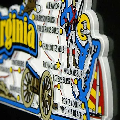 Imán De Mapa Gigante Del Estado De New Hampshire