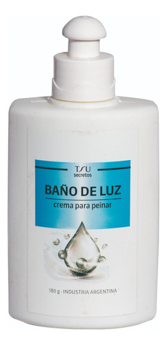 Crema Para Peinar Tsu Cosmeticos Baño De Luz 180ml X8 C55964